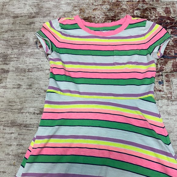GAP Kids Girls Short Sleeve Multicolor Dress Size Medium In Great Shape!! - Picture 1 of 5